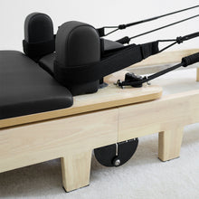 Load image into Gallery viewer, GPR500 Folding Wooden Pilates Reformer Machine (Black)