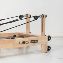Load image into Gallery viewer, LSG GPR500 Folding Wooden Pilates Reformer Machine (Beige)
