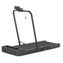 Load image into Gallery viewer, LSG Nimbus Walking Pad Treadmill + ErgoDesk Automatic Standing Desk 1800mm (Oak)