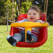 Load image into Gallery viewer, Baby Swing Seat Attachment (Red &amp; Yellow)