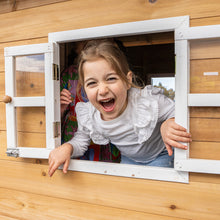 Load image into Gallery viewer, Archie Cubby House (Elevated) with 1.8m Slide (Green)