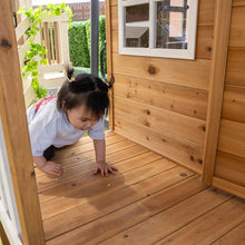 Load image into Gallery viewer, Archie Cubby House (Elevated) with 1.8m Slide (Green)