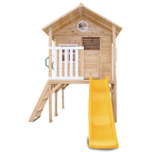 Load image into Gallery viewer, Archie Cubby House (Elevated) with 1.8m Slide (Yellow)
