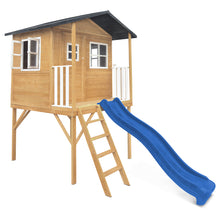 Load image into Gallery viewer, Burleigh Cubby House with 2.2m Slide (Blue)