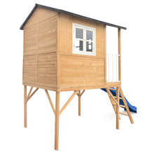 Load image into Gallery viewer, Burleigh Cubby House with 2.2m Slide (Blue)