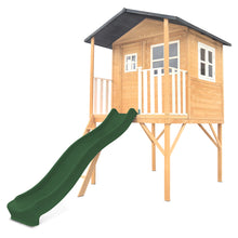 Load image into Gallery viewer, Burleigh Cubby House with 2.2m Slide (Green)