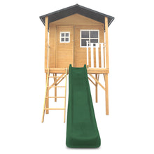 Load image into Gallery viewer, Burleigh Cubby House with 2.2m Slide (Green)