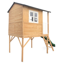 Load image into Gallery viewer, Burleigh Cubby House with 2.2m Slide (Green)