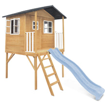 Load image into Gallery viewer, Burleigh Cubby House with 2.2m Slide (Pastel Blue)