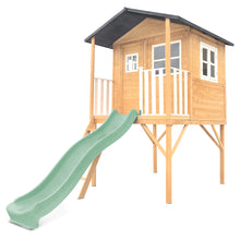 Load image into Gallery viewer, Burleigh Cubby House with 2.2m Slide (Pastel Green)