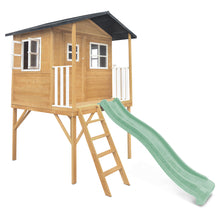 Load image into Gallery viewer, Burleigh Cubby House with 2.2m Slide (Pastel Green)
