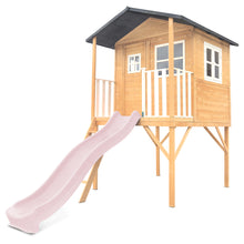 Load image into Gallery viewer, Burleigh Cubby House with 2.2m Slide (Pastel Pink)