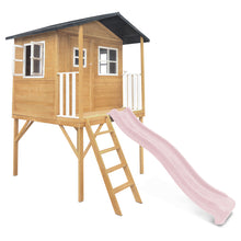 Load image into Gallery viewer, Burleigh Cubby House with 2.2m Slide (Pastel Pink)