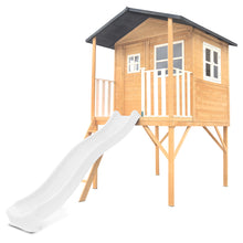 Load image into Gallery viewer, Burleigh Cubby House with 2.2m Slide (White)