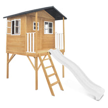 Load image into Gallery viewer, Burleigh Cubby House with 2.2m Slide (White)