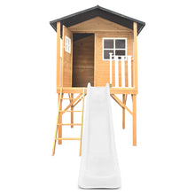 Load image into Gallery viewer, Burleigh Cubby House with 2.2m Slide (White)
