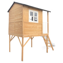 Load image into Gallery viewer, Burleigh Cubby House with 2.2m Slide (White)