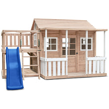 Load image into Gallery viewer, Finley Cubby House with 1.8m Slide (Blue)
