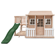 Load image into Gallery viewer, Finley Cubby House with 1.8m Slide (Green)