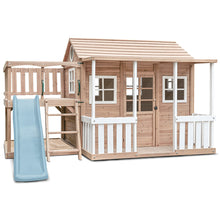 Load image into Gallery viewer, Finley Cubby House with 1.8m Slide (Pastel Blue)
