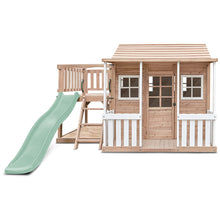 Load image into Gallery viewer, Finley Cubby House with 1.8m Slide (Pastel Green)