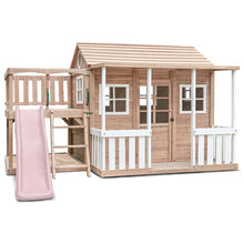 Load image into Gallery viewer, Finley Cubby House with 1.8m Slide (Pastel Pink)