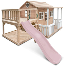 Load image into Gallery viewer, Finley Cubby House with 1.8m Slide (Pastel Pink)