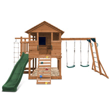 Load image into Gallery viewer, Kingston Cubby House with Green Slide