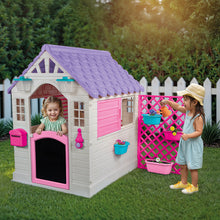 Load image into Gallery viewer, Dolu Garden Playhouse with Fence (Pink)
