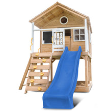 Load image into Gallery viewer, Warrigal Cubby House with 2.2m Slide (Blue)