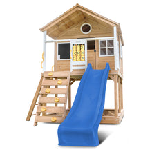Load image into Gallery viewer, Warrigal Cubby House with 2.2m Slide (Blue)