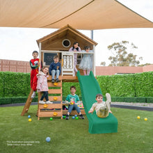 Load image into Gallery viewer, Warrigal Cubby House with 2.2m Slide (Blue)