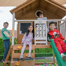 Load image into Gallery viewer, Warrigal Cubby House with 2.2m Slide (White)