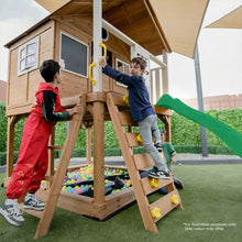Load image into Gallery viewer, Warrigal Cubby House with 2.2m Slide (Yellow)
