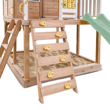 Load image into Gallery viewer, Warrigal Cubby House with 2.2m Slide (Pastel Green)