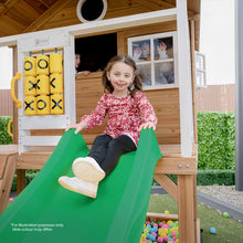 Load image into Gallery viewer, Warrigal Cubby House with 2.2m Slide (Pastel Pink)