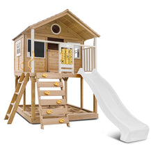 Load image into Gallery viewer, Warrigal Cubby House with 2.2m Slide (White)