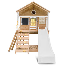 Load image into Gallery viewer, Warrigal Cubby House with 2.2m Slide (White)