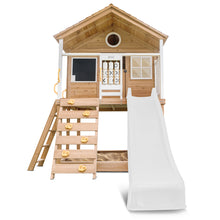 Load image into Gallery viewer, Warrigal Cubby House with 2.2m Slide (White)