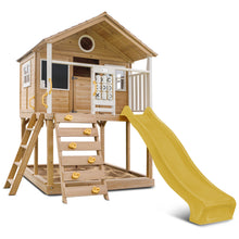 Load image into Gallery viewer, Warrigal Cubby House with 2.2m Slide (Yellow)