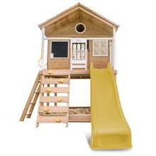 Load image into Gallery viewer, Warrigal Cubby House with 2.2m Slide (Yellow)
