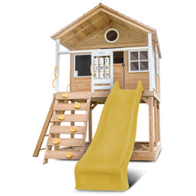 Load image into Gallery viewer, Warrigal Cubby House with 2.2m Slide (Yellow)