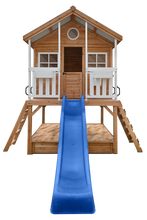 Load image into Gallery viewer, Winchester Cubby House (Elevated 1.2m) with 2.2m Slide (Blue)