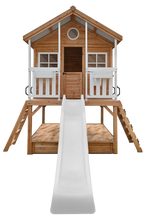 Load image into Gallery viewer, Winchester Cubby House (Elevated 1.2m) with 2.2m Slide (White)