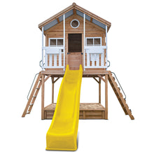 Load image into Gallery viewer, Winchester Cubby House (Elevated 1.45m) with 3.0m Slide (Yellow)