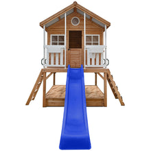 Load image into Gallery viewer, Winchester Cubby House with 1.2m Elevation Platform and 2.2m Blue Slide