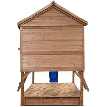 Load image into Gallery viewer, Winchester Cubby House with 1.2m Elevation Platform and 2.2m Blue Slide