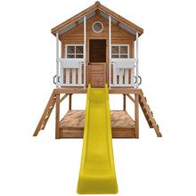 Load image into Gallery viewer, Winchester Cubby House with 1.2m Elevation Platform and 2.2m Yellow Slide