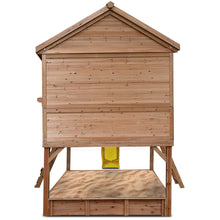 Load image into Gallery viewer, Winchester Cubby House with 1.2m Elevation Platform and 2.2m Yellow Slide