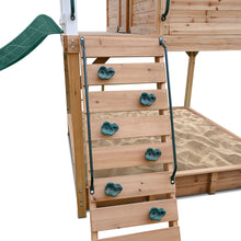Load image into Gallery viewer, Winchester Cubby House with 1.45m Elevation Platform and 3m Green Slide
